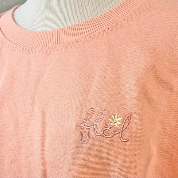 NWT For Love & Lemons Alex Daisy FL&L Oversized Sweatshirt - Picture 9 of 15